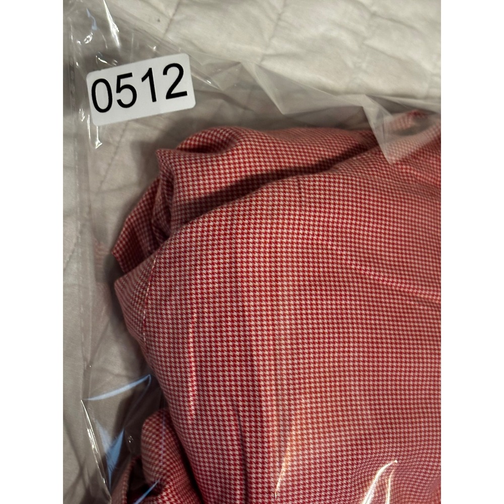 Ralph Lauren Blake Mens XL Red White Houndstooth Cotton Button Down Shirt Pony - Picture 5 of 5